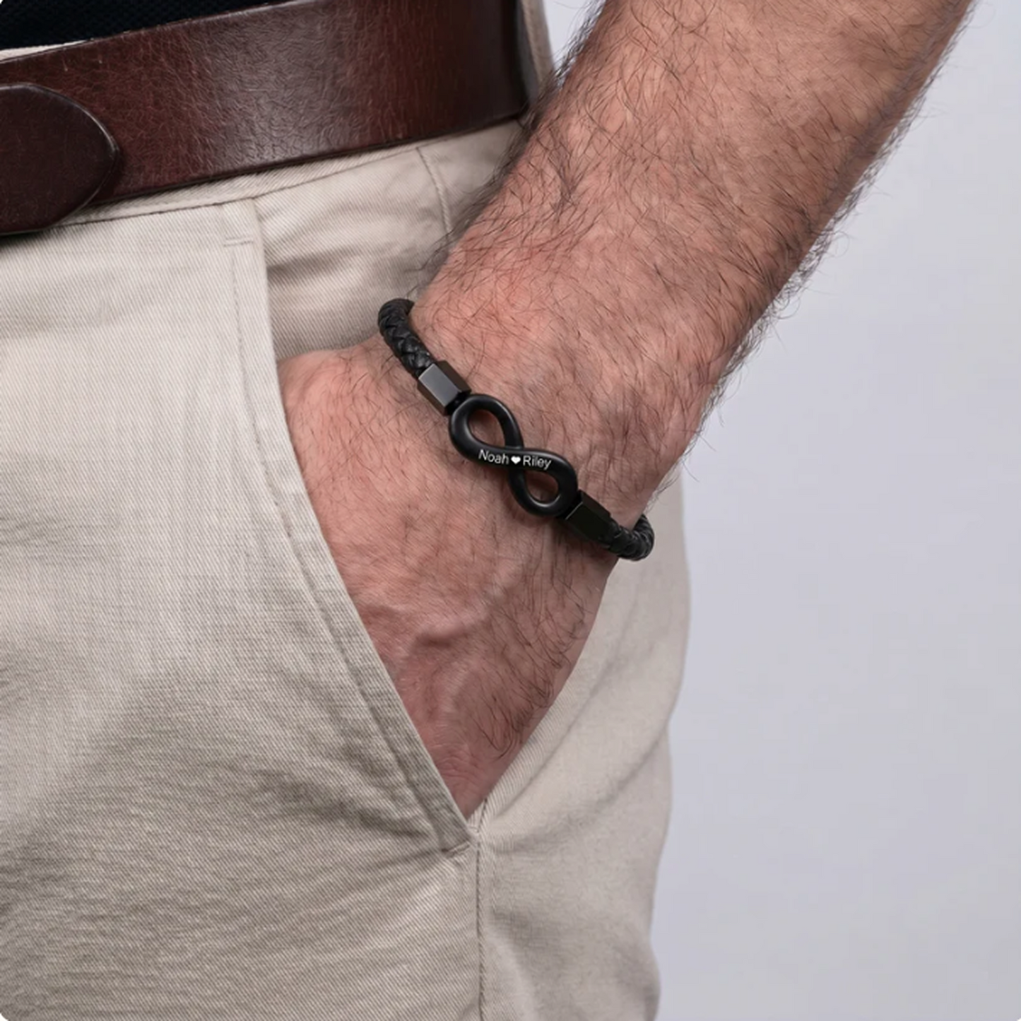 Personlig armbånd «Til min mann»